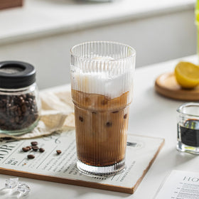 INSETLAN gift-ready ribbed tumbler set for special occasions.