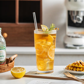 INSETLAN water, juice, or cocktail tumbler 20oz for versatile drinks.