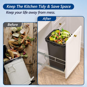 Insputer pull-out trash cabinet installation guide