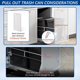 Insputer shelf measures 14.6W x 22.04D x 12H for cabinet planning.