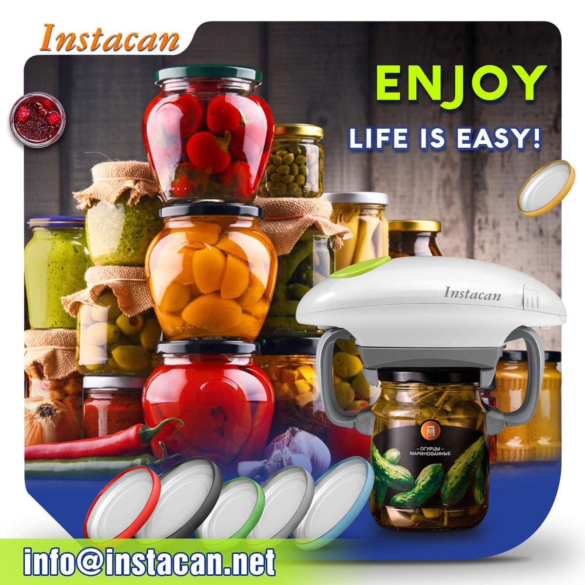 INSTACAN senior-friendly jar opener designed for easy use by older adults