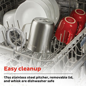 Instant MagicFroth dishwasher-safe parts simplify cleanup after drinks