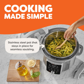 Instant Pot anti-spin stainless pot staying steady during sauté