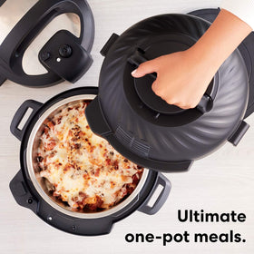 Instant Pot Duo Crisp stainless steel inner pot for easy cleaning