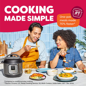 Instant Pot Duo Mini steamer rack for easy steaming.