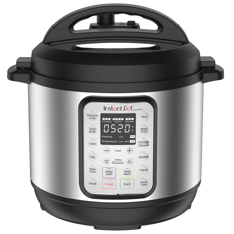 Instant Pot Duo Plus 3-Quart inner pot in stainless steel for even heating.