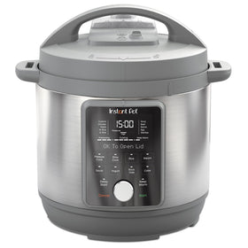 Instant Pot Duo Plus 8-quart front view ready for weeknight meals.