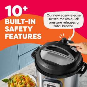 Instant Pot Duo Plus sterilize setting simplifies sanitizing jars and bottles.
