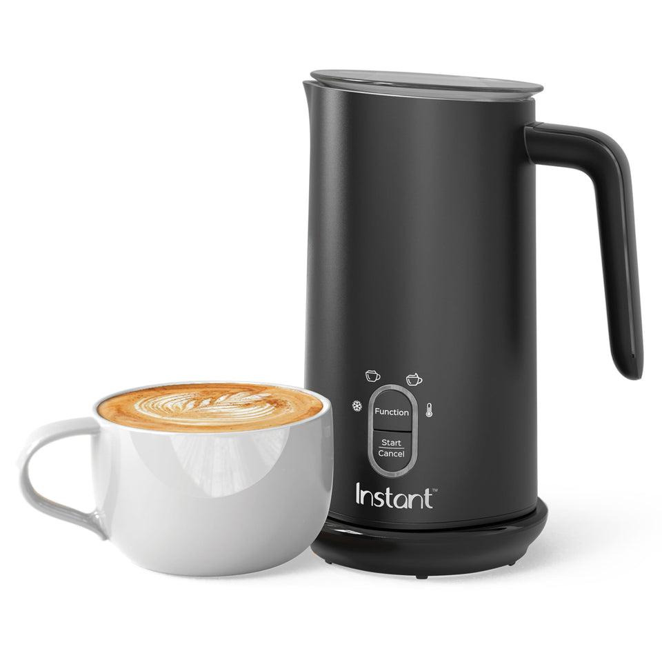 Instant Pot Milk Frother produces dense warm foam for café‑style cappuccinos