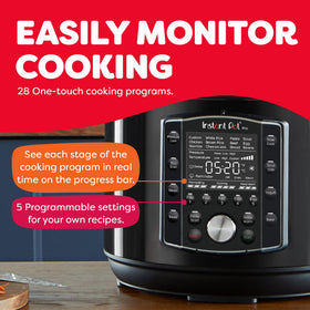 Instant Pot Pro inner pot for easy cleanup and reuse.