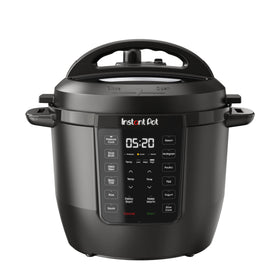 Instant Pot Rio 7-in-1 lid showing safe steam release for quick meals.