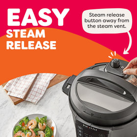 Rio 7-in-1 rice function demonstrates convenient one-pot meals.