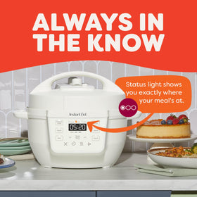 Instant Pot Rio Mini 4-quart capacity ideal for up to four servings