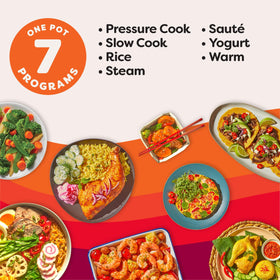 Instant Pot Rio Mini anti-spin design stabilizes the pot during sauté