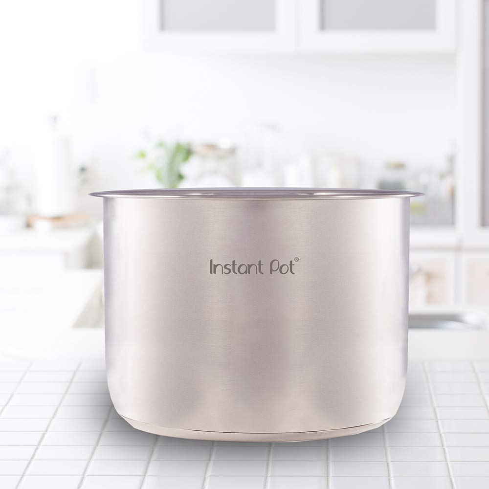 Instant Pot inner pot polished surface eases cleaning and food release
