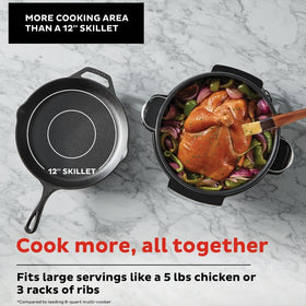 Instant Pot Superior Cooker dishwasher-safe parts for easy cleanup.