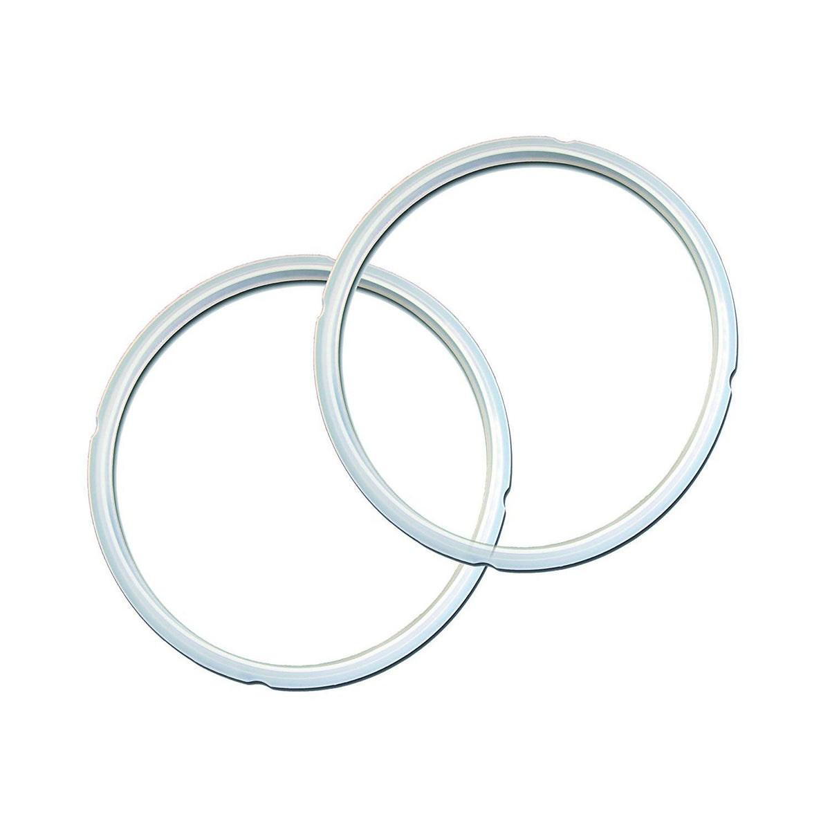 Instant Pot two-ring set close-up for durable sealing