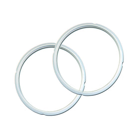 Instant Pot two-ring set close-up for durable sealing