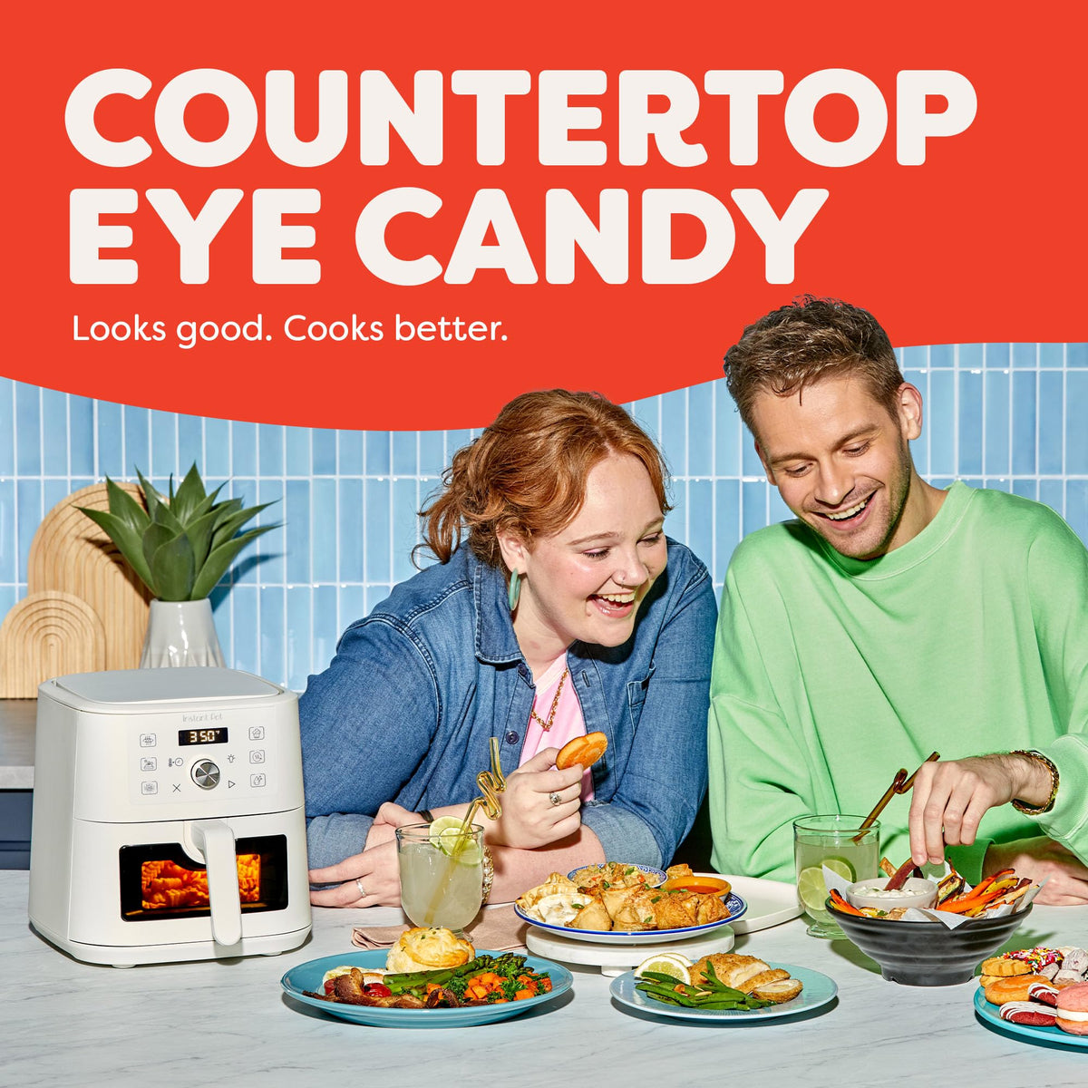 Instant Pot VORTEX Mini compact kitchen unit fits small kitchens neatly.