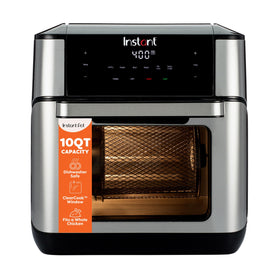 Instant Pot Vortex Plus 10QT front window view for monitoring food