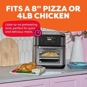 10-quart interior ready to serve up to six portions