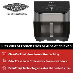Instant Pot Vortex Plus OdorErase filters reduce kitchen aromas during cooking