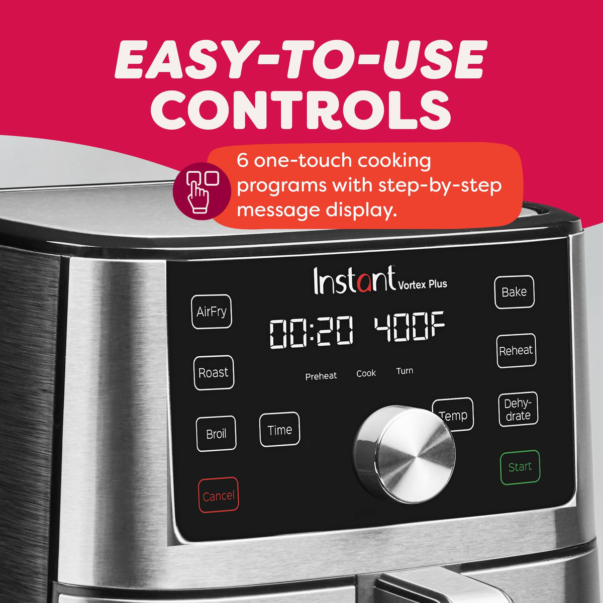 Instant Pot VORTEX Plus dehydrate setting with sliced fruit for healthy snacks.