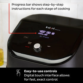 Instant Pot Vortex Plus dishwasher-safe baskets simplify cleanup after meals.