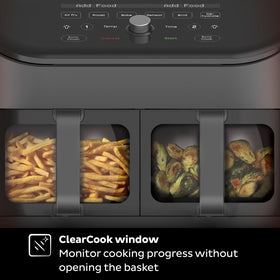 Instant Pot Vortex Plus XL SyncCook-SyncFinish for synchronized meal finish.