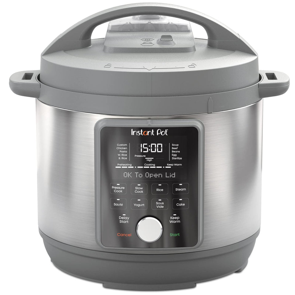 Instant Pot Whisper Quiet steam release in action, demonstrating safe, silent venting