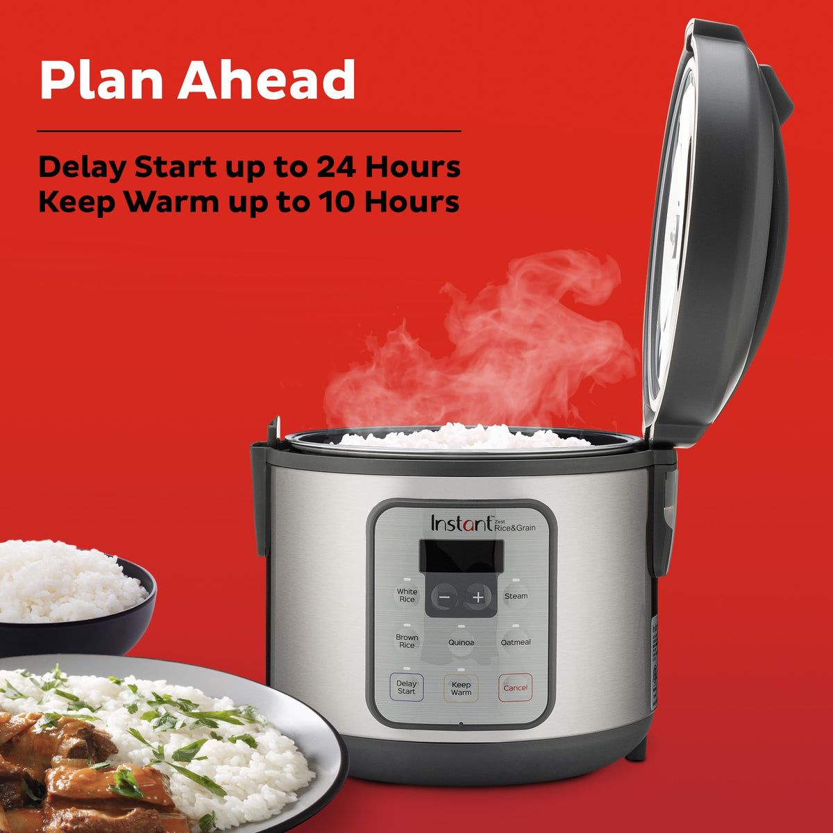 Compact kitchen-friendly design of Instant Pot Zest fits countertops.