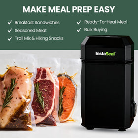 Instaseal vacuum sealer ideal for marinades, soups, and meats.