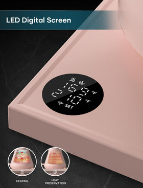 INTASTING built-in brew stopwatch helps time pour-overs for consistent results.