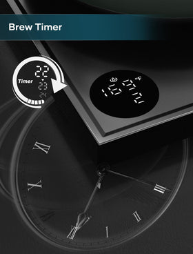 INTASTING brew stopwatch helps time your pour-over extractions.