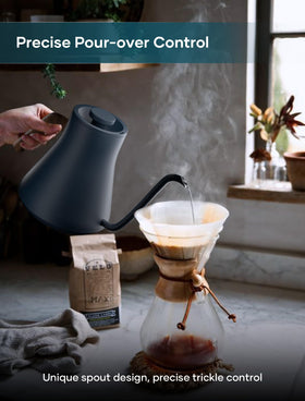 Intasting Electric Kettle compact 0.9L capacity suits single-serve brews.