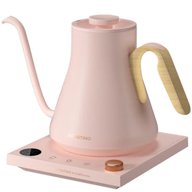 INTASTING electric kettle with gooseneck for precise pour-over control and consistency.
