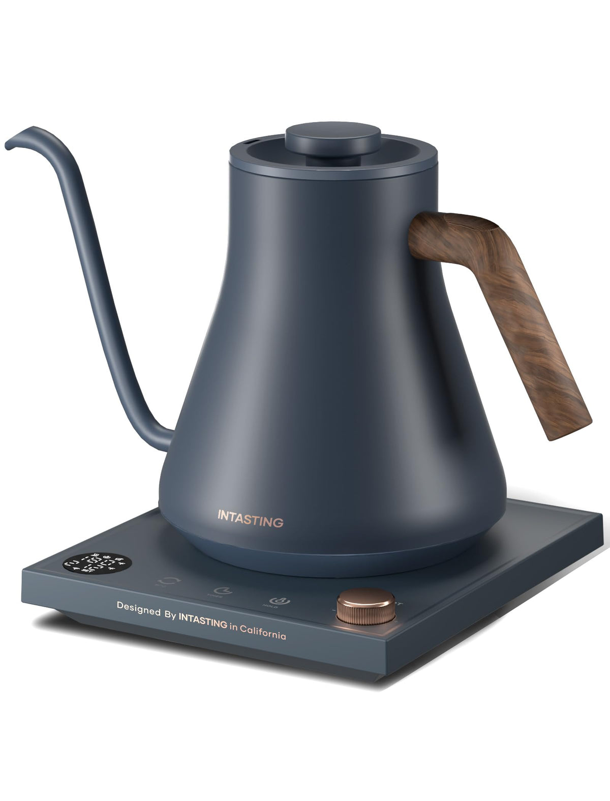 Intasting Electric Kettle with gooseneck spout for precise pour-over control.