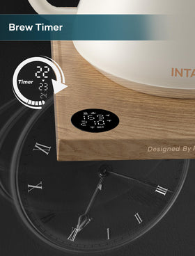 Intasting Electric Kettle hold warm mode keeps water ready for later drinks.