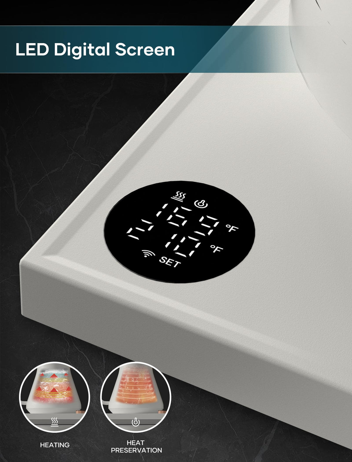 INTASTING plastic-free sensor seal promotes pure water contact.