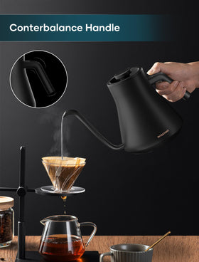 INTASTING kettle temperature control base shown for accurate heating and consistent results.