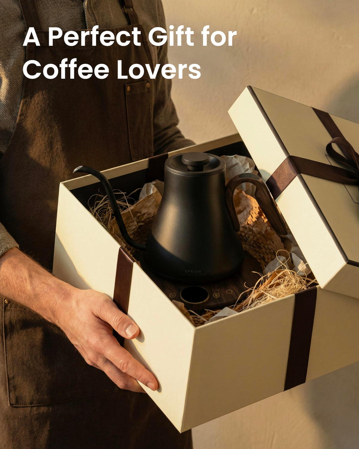INTASTING Gooseneck Kettle holds 0.9L for efficient single-serve or small batch brews.