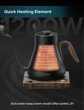 INTASTING keep-warm function maintains temperature for hours.