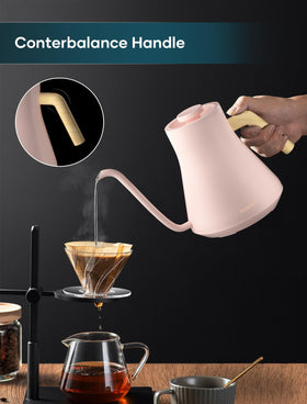 INTASTING brew stopwatch display helps time your pour-over.