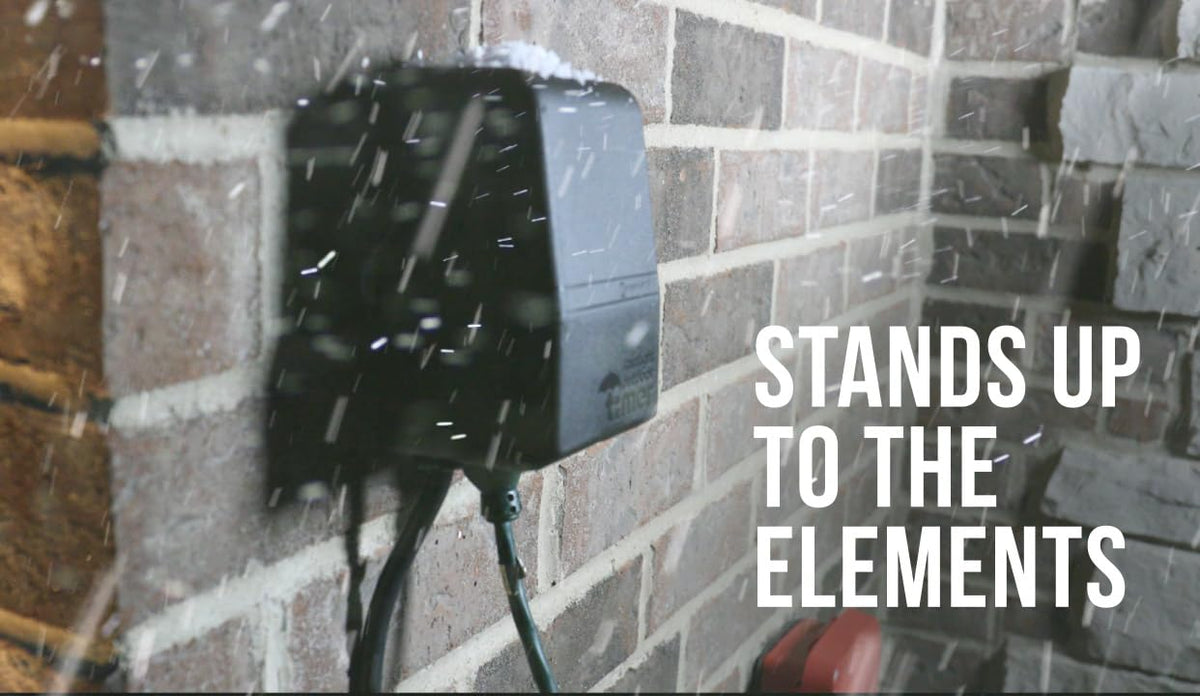 Weatherproof enclosure protecting the HB11K against rain and debris.