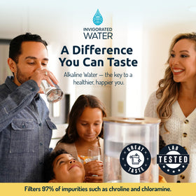 Invigorated Water pH Recharge spout pour for smooth water flow
