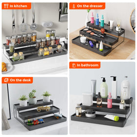 INVOCOO Expandable Spice Rack includes simple hardware for quick installation