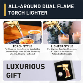 inZaynity torch used for welding and soldering with focused heat
