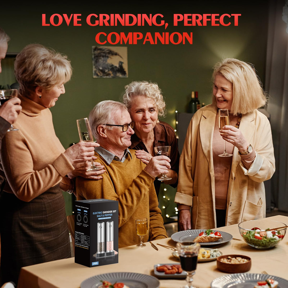 ioion electric grinder ideal for daily use in a modern kitchen.