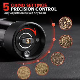 ioion one-hand operation grinder for seasoning when hands are full