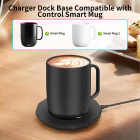 IOKOFJOA dock base for travel mug design provides a stable, desk-friendly charging station.